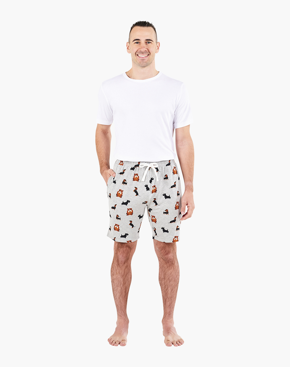 MENS YAPPY DAYS BAMBOO JERSEY SLEEP SHORT