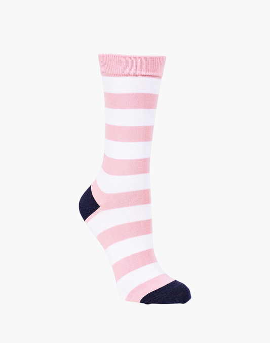 WOMENS STRIPES BAMBOO SOCK