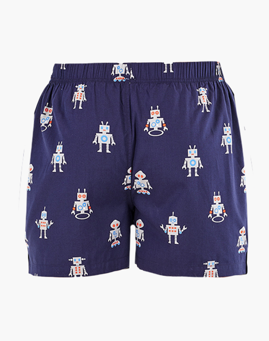 MENS ROBOTS BAMBOO BOXER SHORT